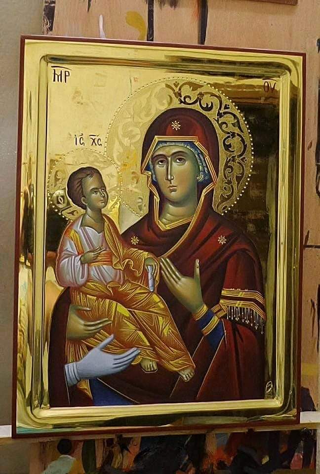 Virgin Mary Tricherousa - 1
