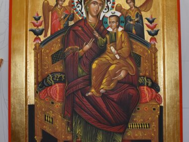 Holy Virgin Mary Pantanassa painted - 1