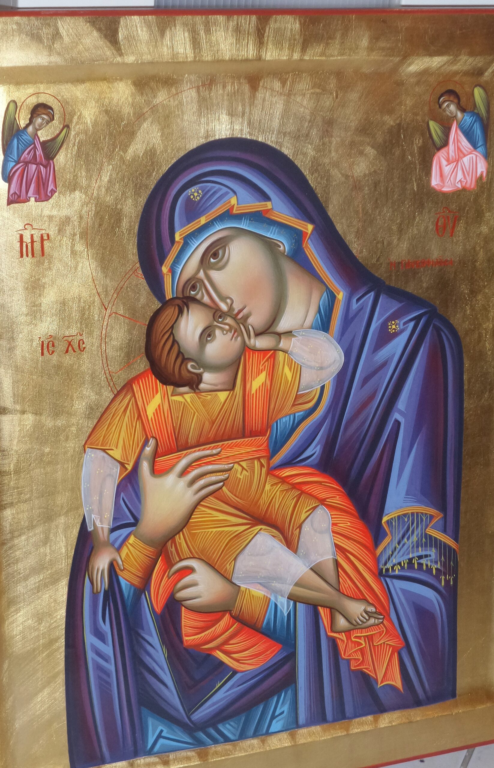 Virgin Mary Glikofilousa from Monastery Filotheou -
