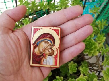 Mother of God Maria Glykofilousa - Small - 1