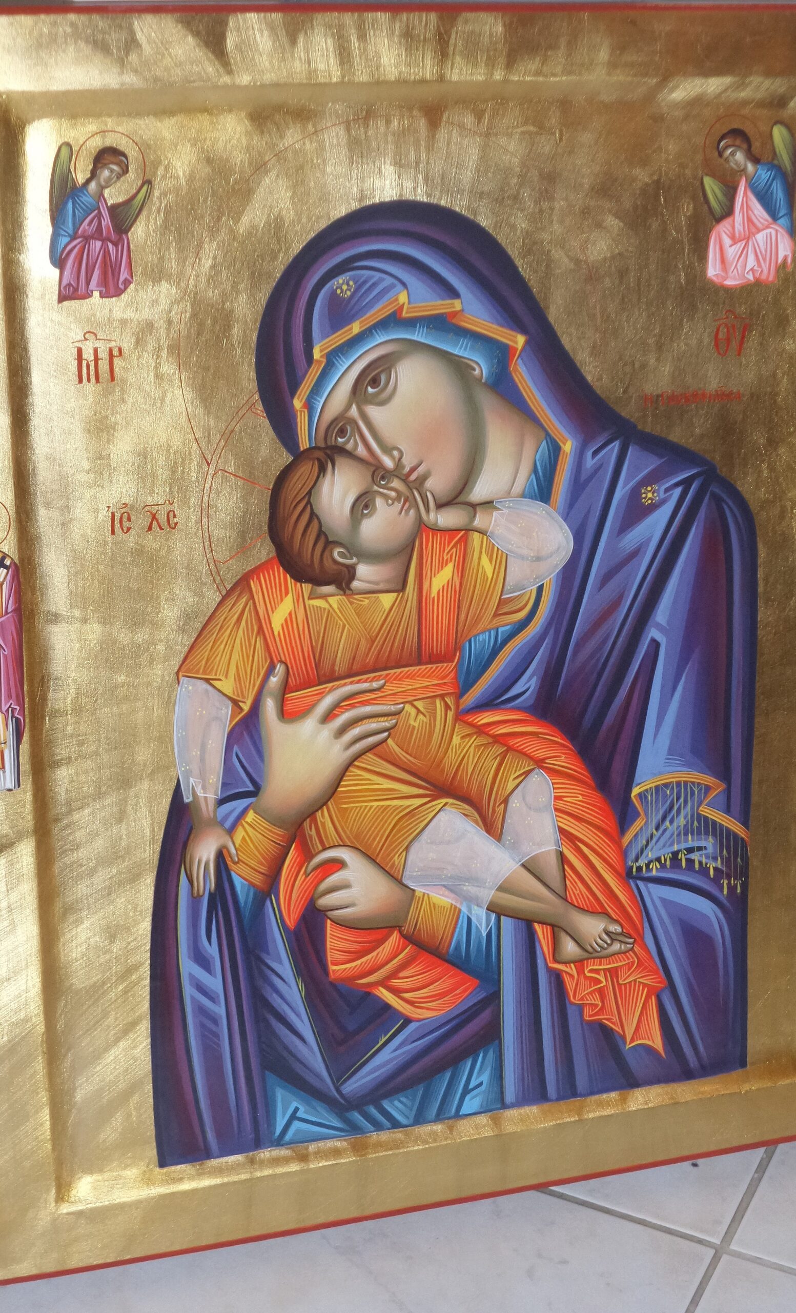 Virgin Mary Glikofilousa from Monastery Filotheou - 2