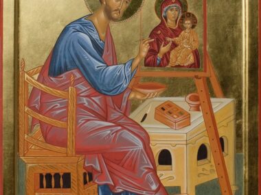 Saint Luke/The Evangelist/Handpainted Icon/CUSTOM ORDER