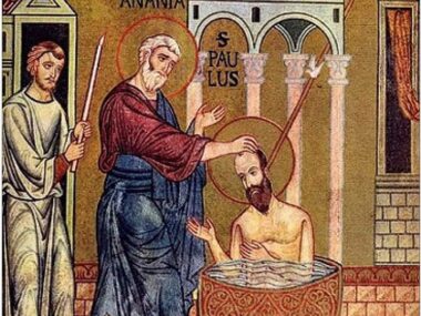 The Baptism of Saint Apostle Paul/The Metastasis of Saint John the Theologian/Handpainted Icons/CUSTOM ORDER